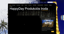 Desktop Screenshot of happyday.hu
